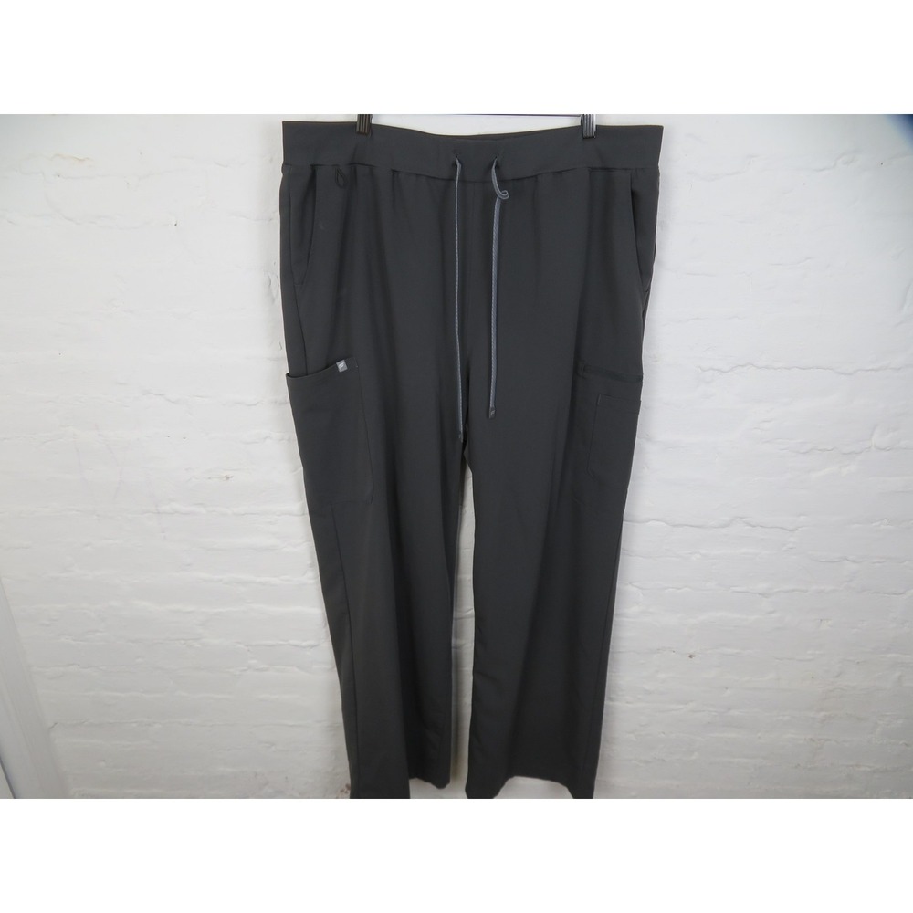 Fabletics Feel Good Performance Pants Mens 2XL Gray Track Relaxed Athletic Cargo